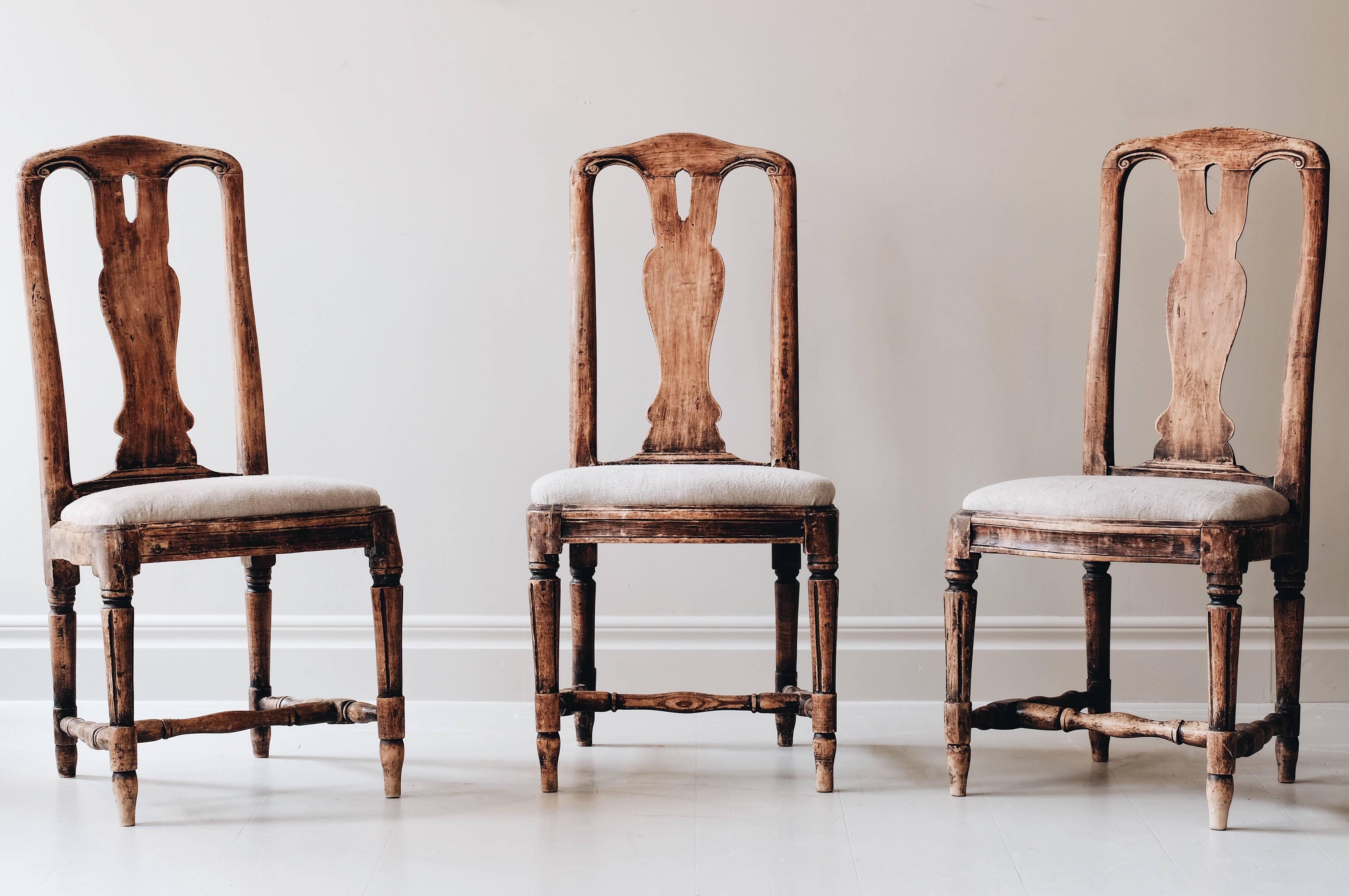 Set of Six 18th Century Gustavian Chairs 1
