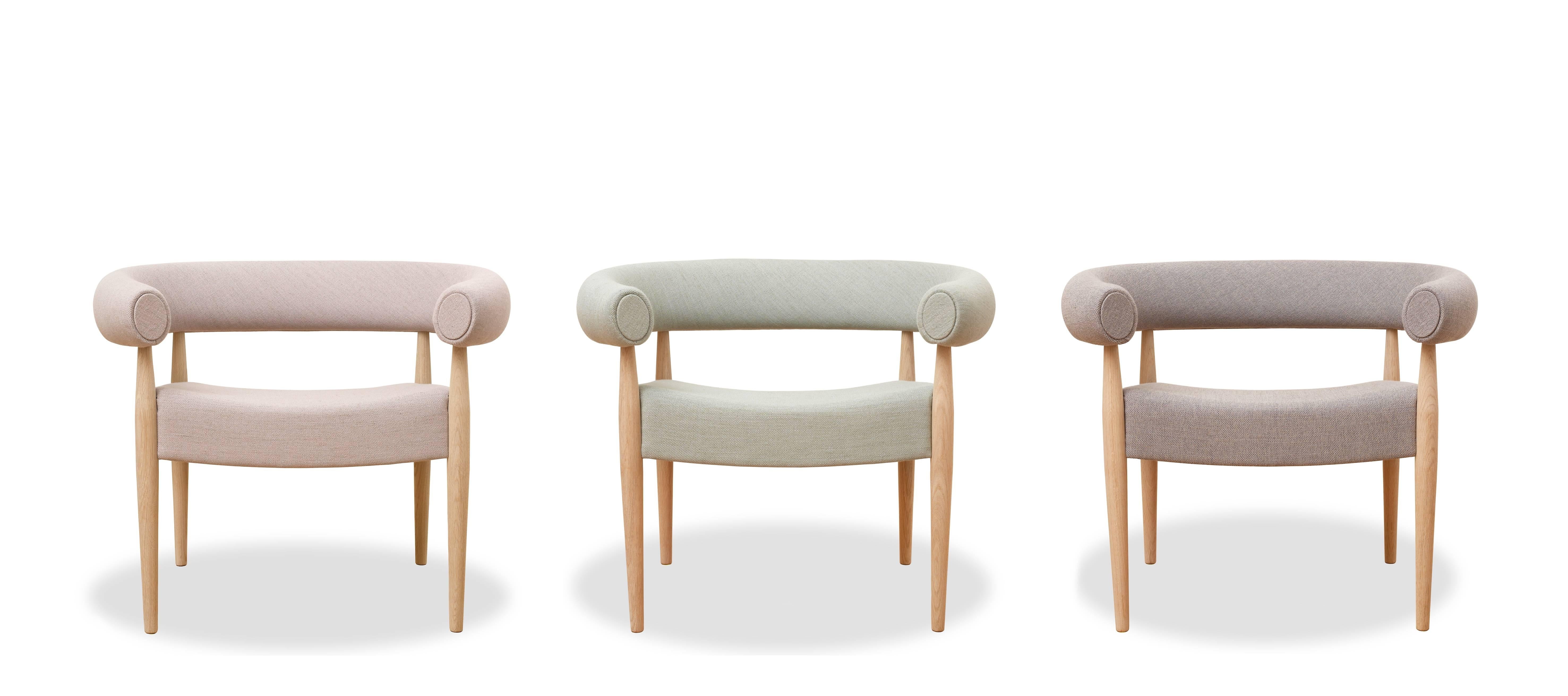 Danish Mid-Century Modern Ring Chair in Oak