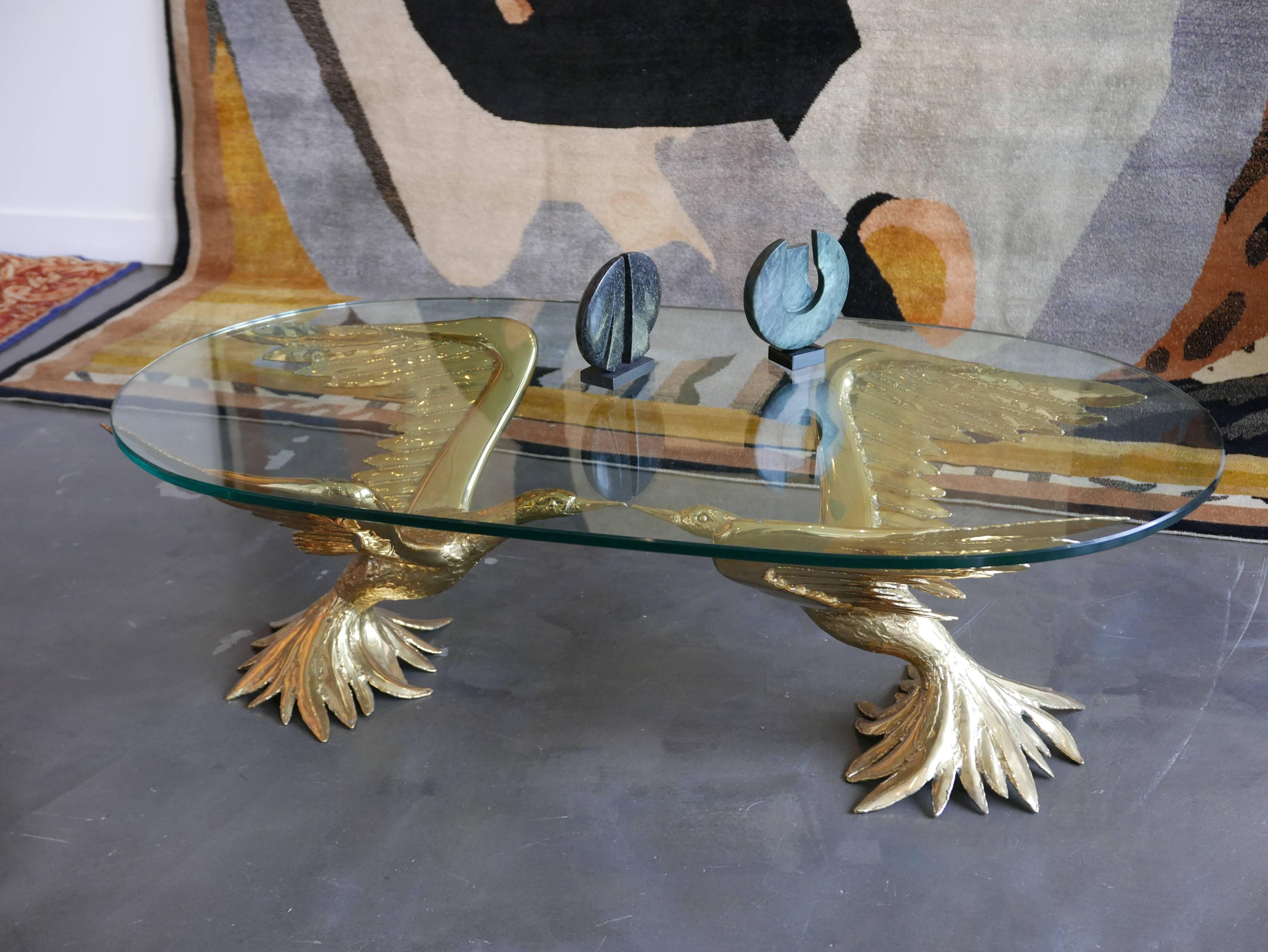 Late 20th Century Jacques Duval Brasseur's Original, 1970s, Coffee Table For Sale