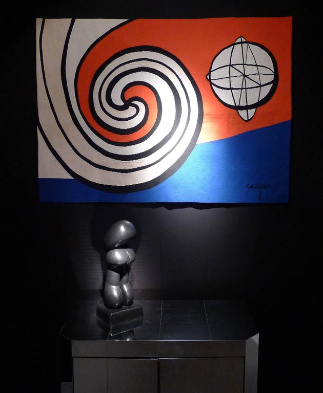 Modern Aubusson Tapestry by Alexander Calder 1970s For Sale at 1stDibs