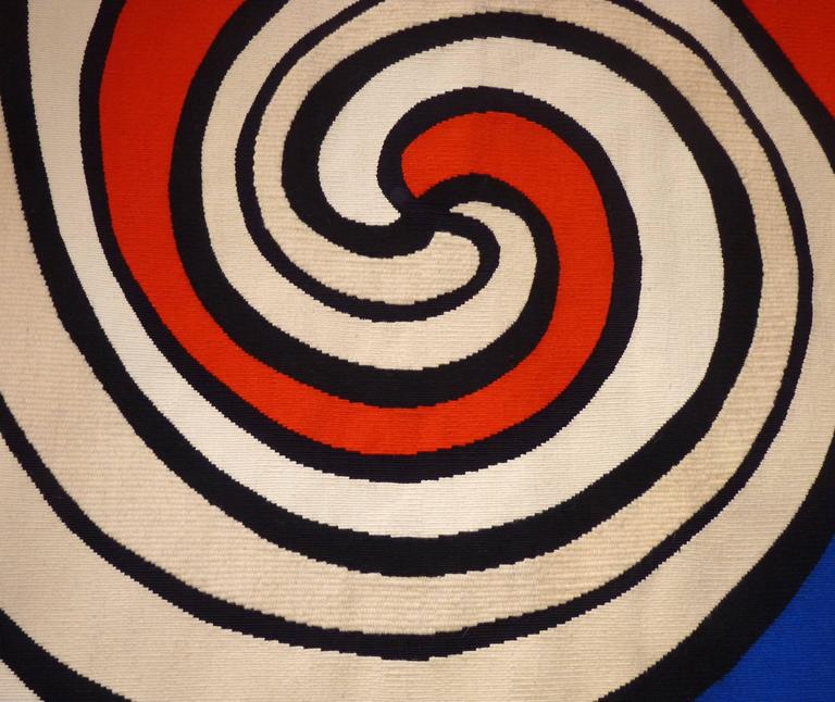 Modern Aubusson Tapestry by Alexander Calder 1970s For Sale at 1stDibs