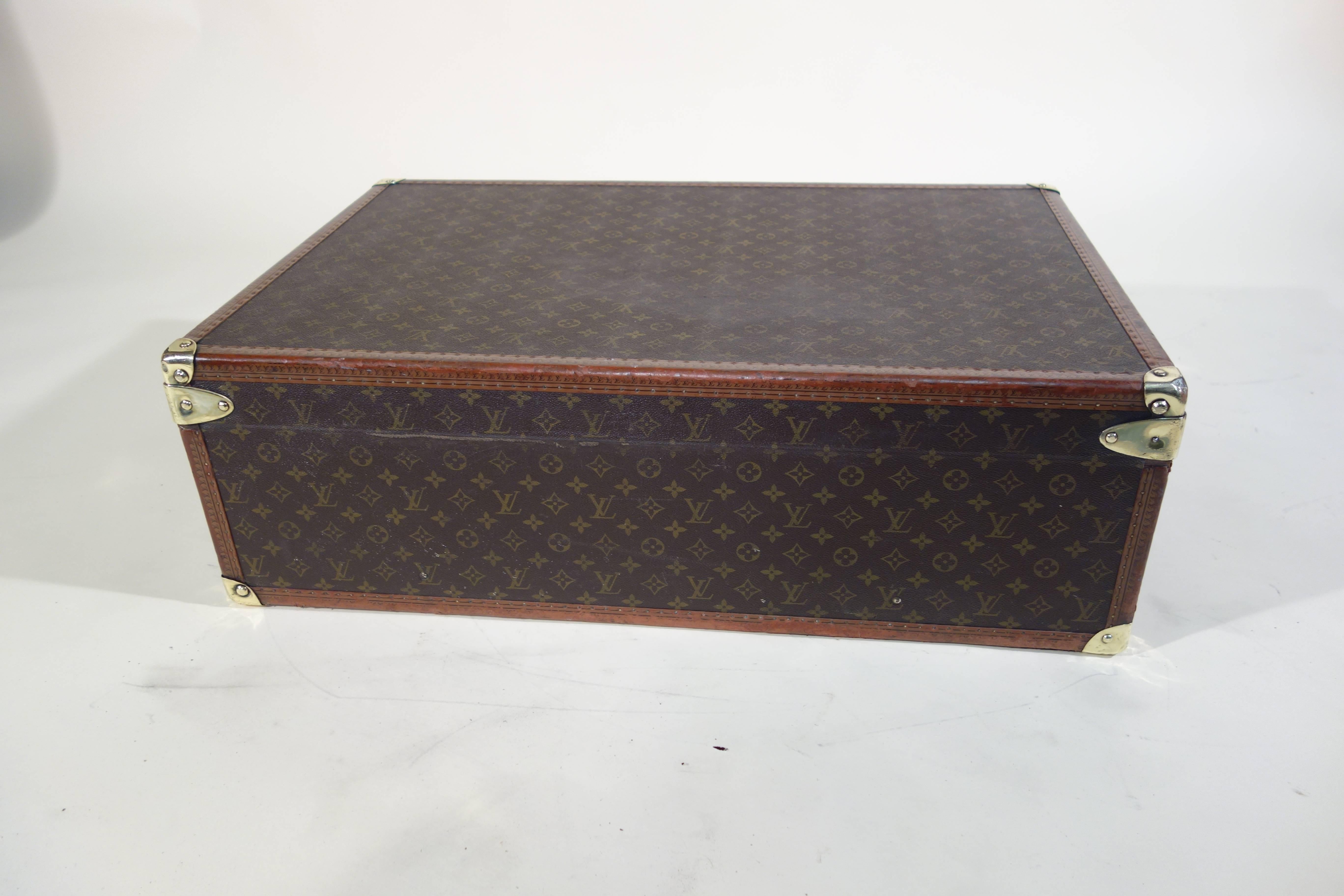 1980s Alzer Suitcase, Louis Vuitton 80 In Good Condition In Haguenau, FR