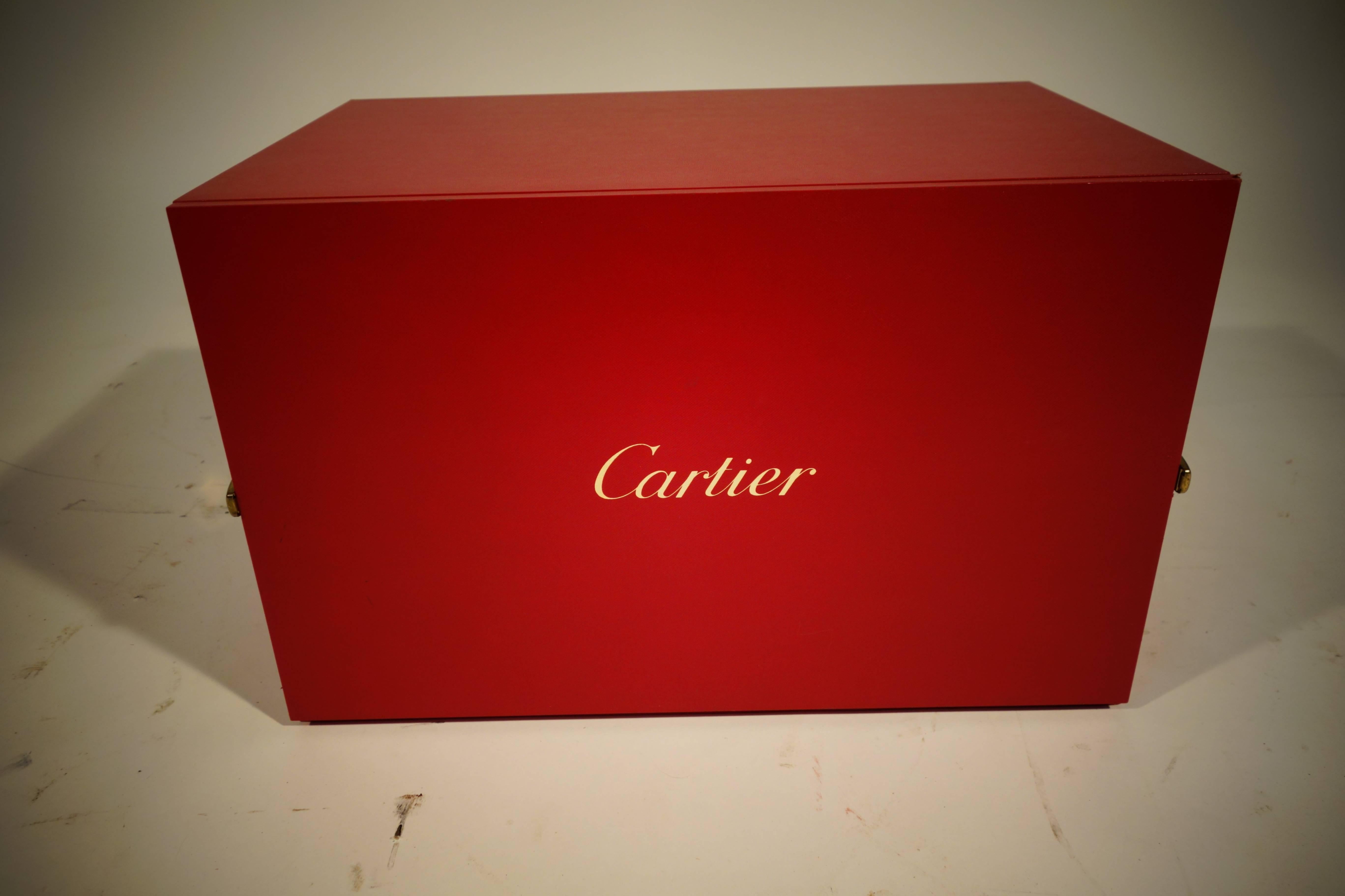 French 1980s Cartier Watch Box for Accessories