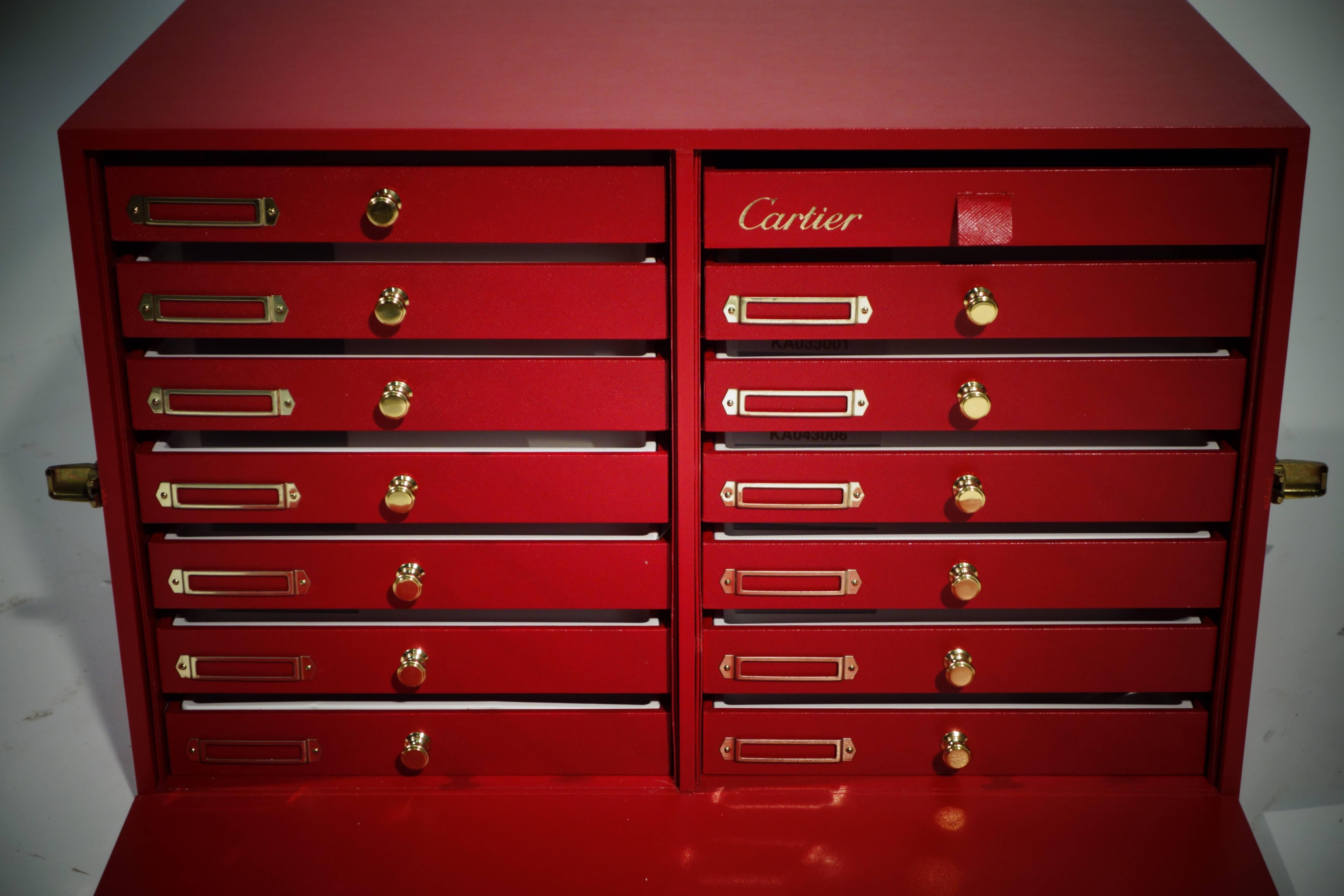 Late 20th Century 1980s Cartier Watch Box for Accessories