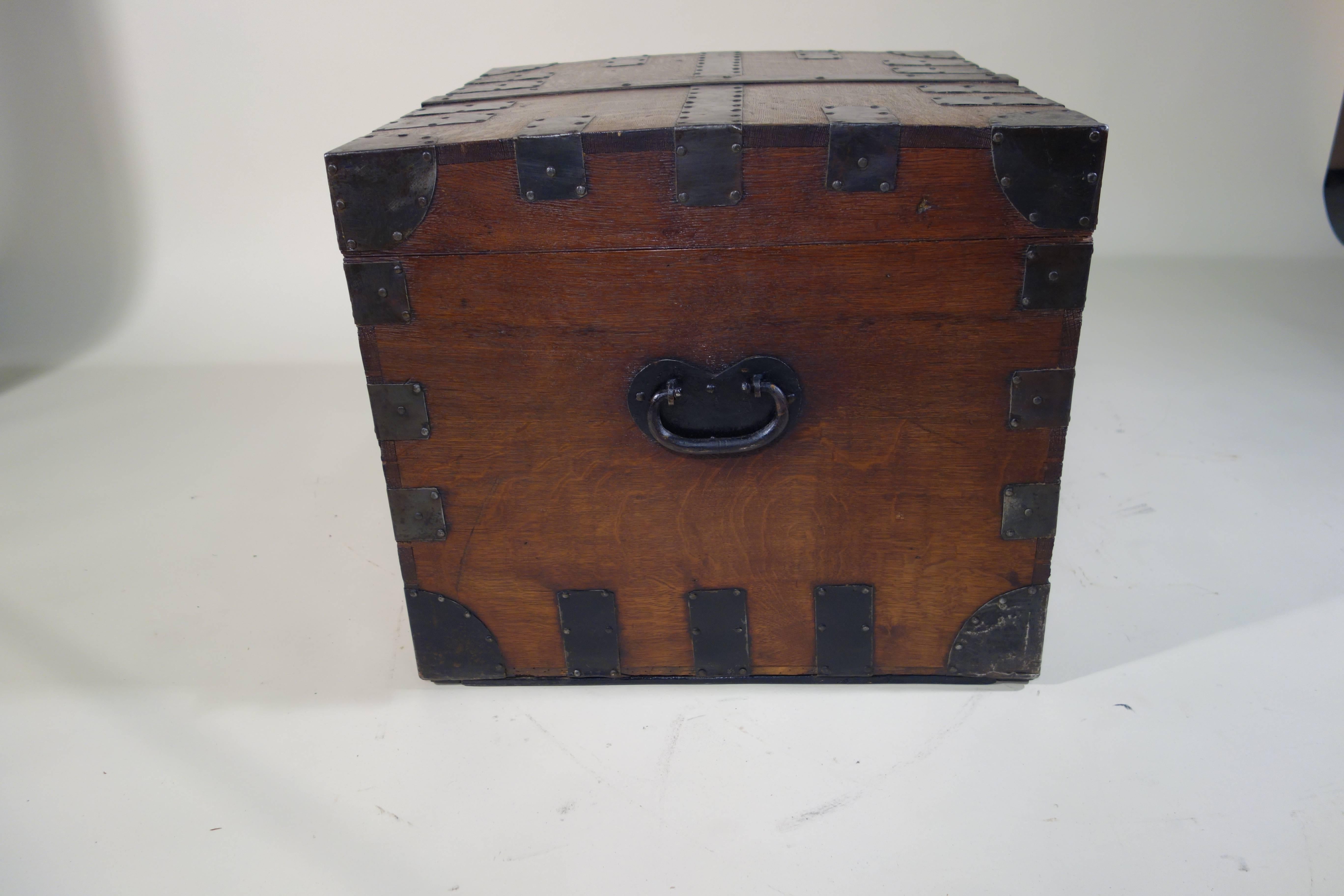 1800s Trunk, Safe, Chest of Monastery or Church In Good Condition In Haguenau, FR
