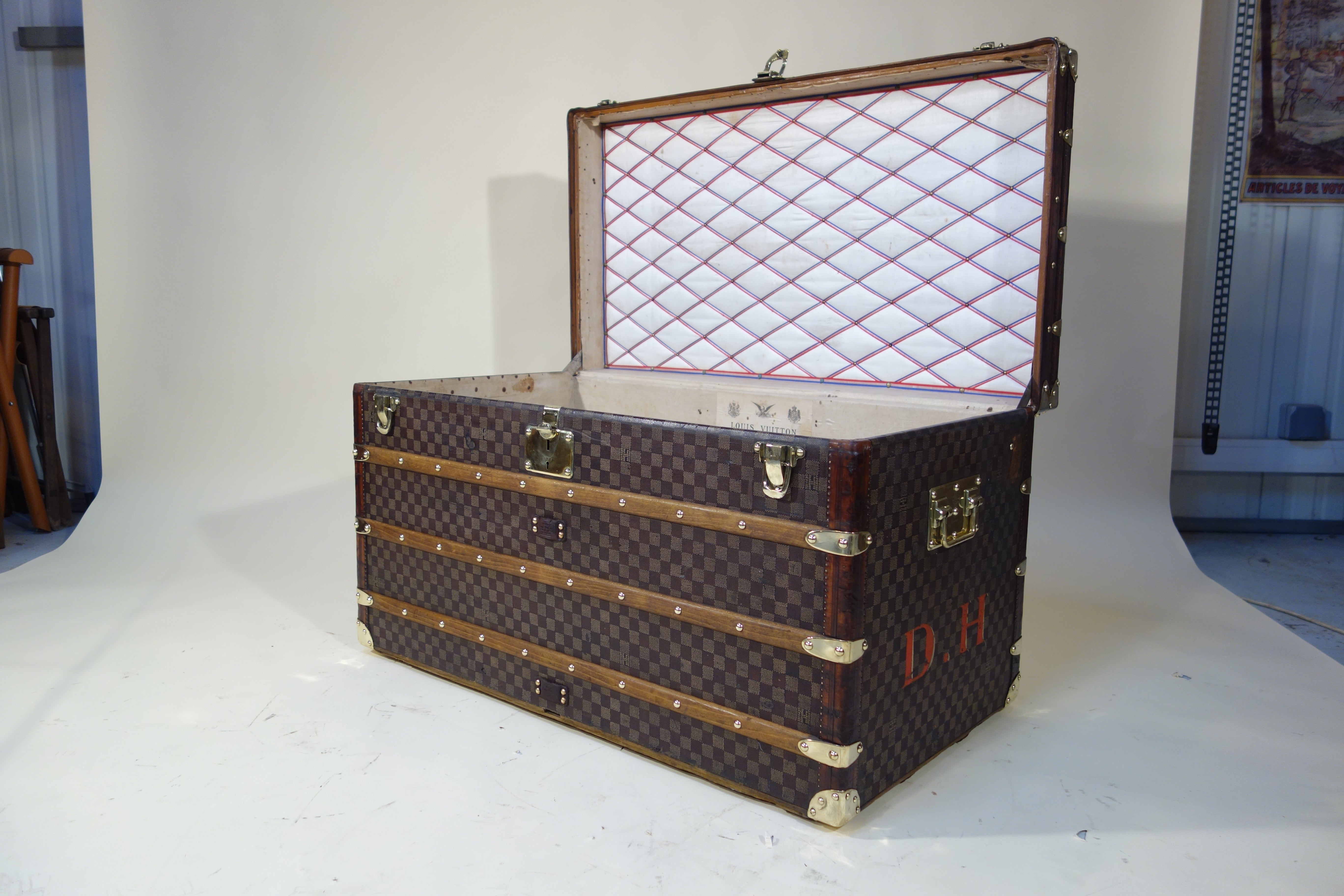 18 Louis Vuitton Steamer Damier Trunk Special Year At 1stdibs