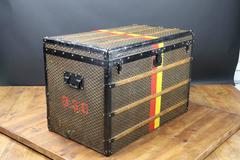 1920s Goyard Steamer Trunk/ Malle Courrier Goyard