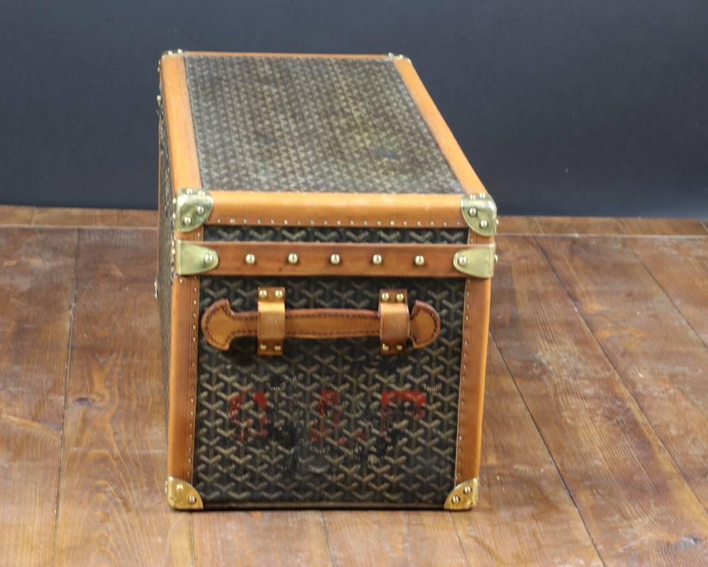 antique goyard trunk