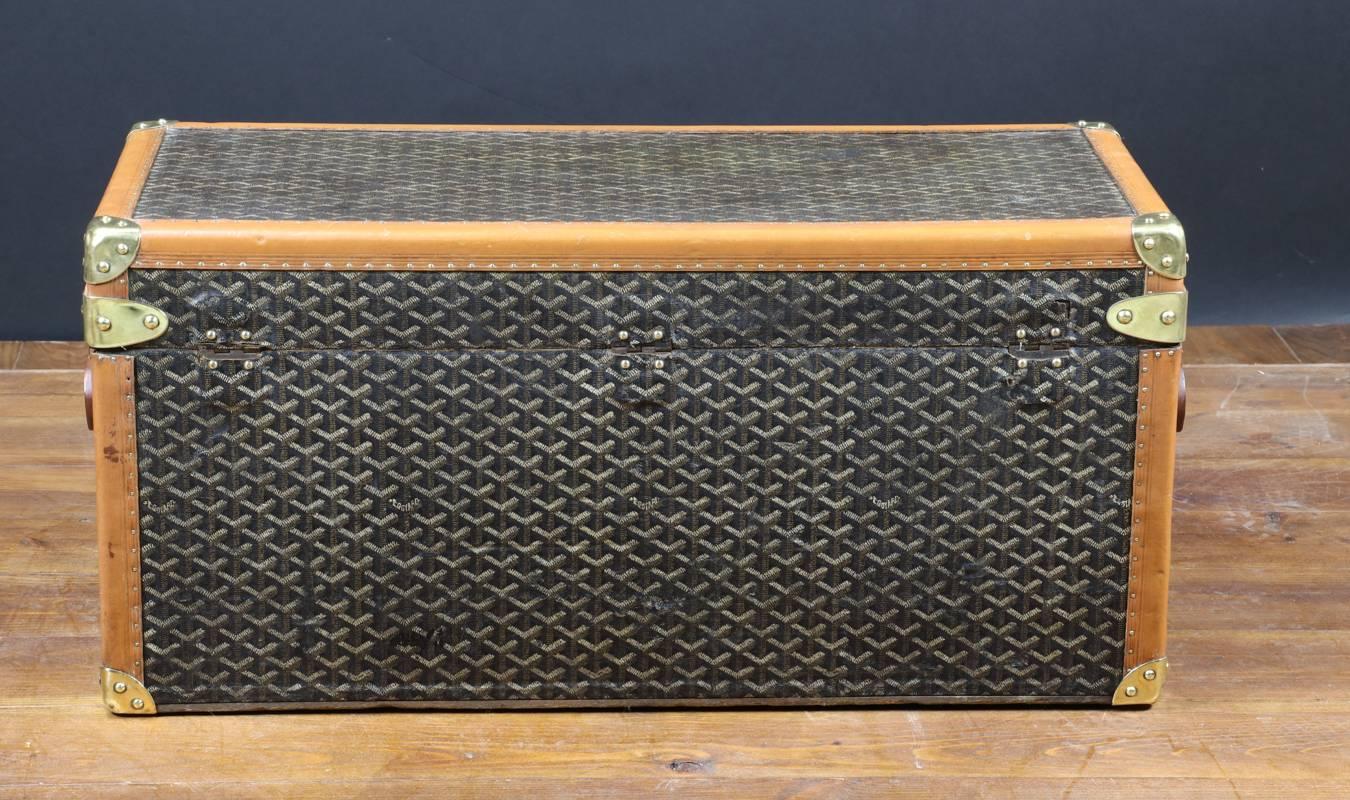 French 1930s Little Goyard Shoes Trunk