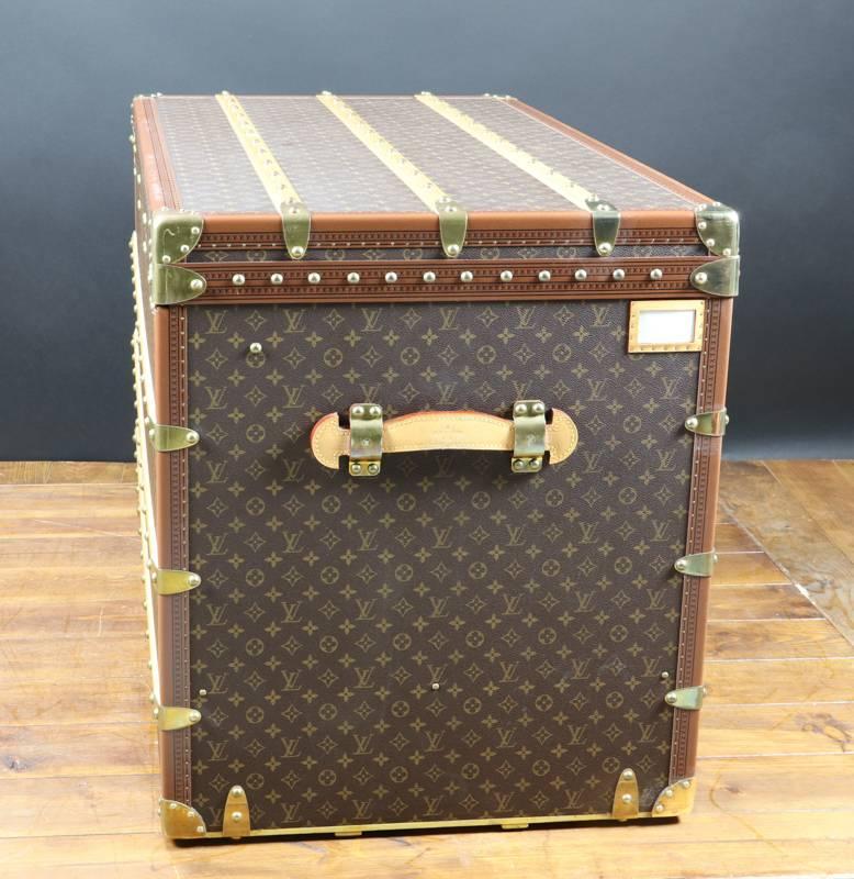 1980s Louis Vuitton High Steamer New Condition In Excellent Condition In Haguenau, FR