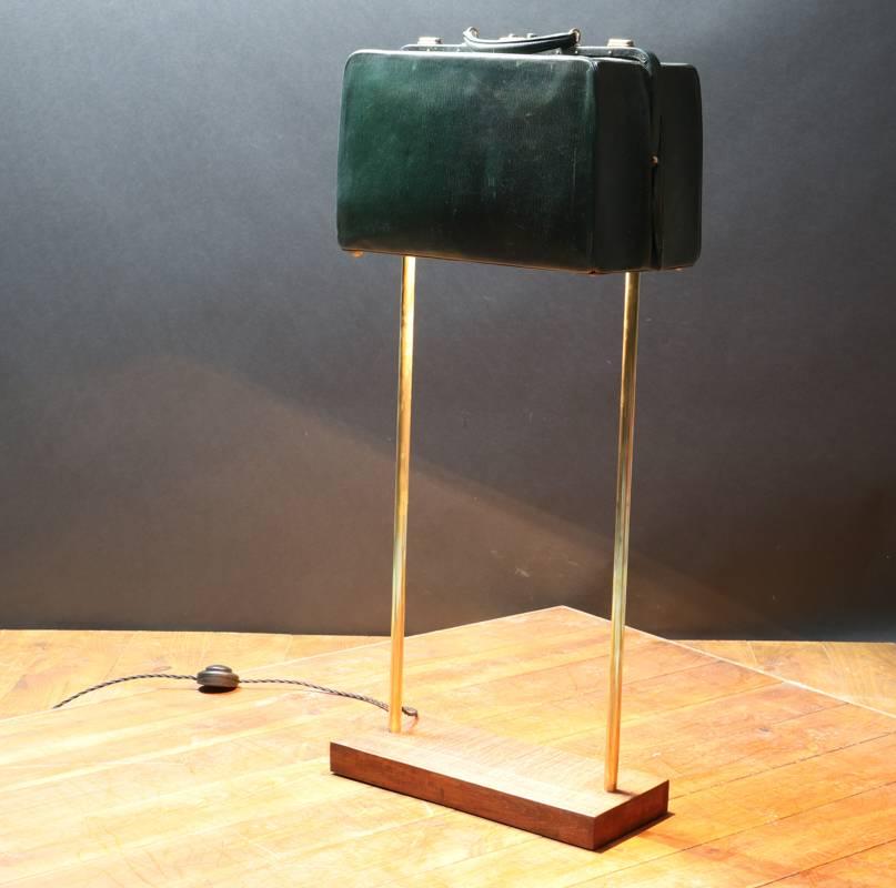 French 1930s Doctor's Bag Lamp For Sale