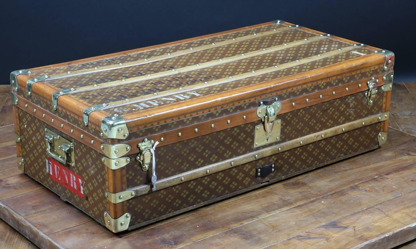 1920s French Brand Cabin Trunk from 