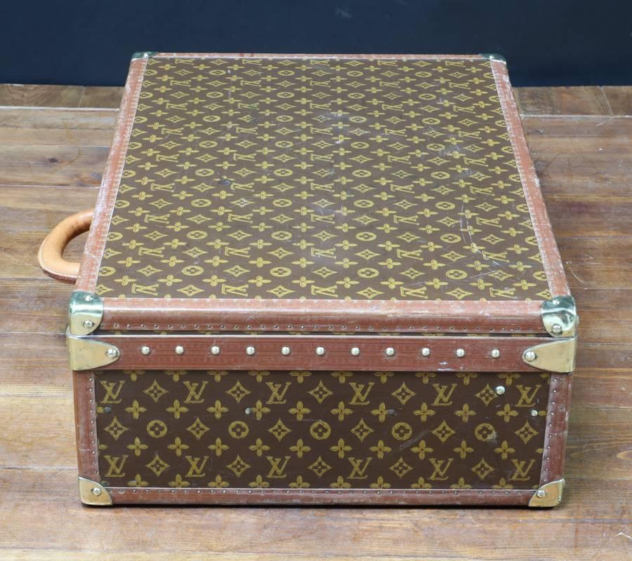 French 1950s Louis Vuitton Monogram Suitcase
