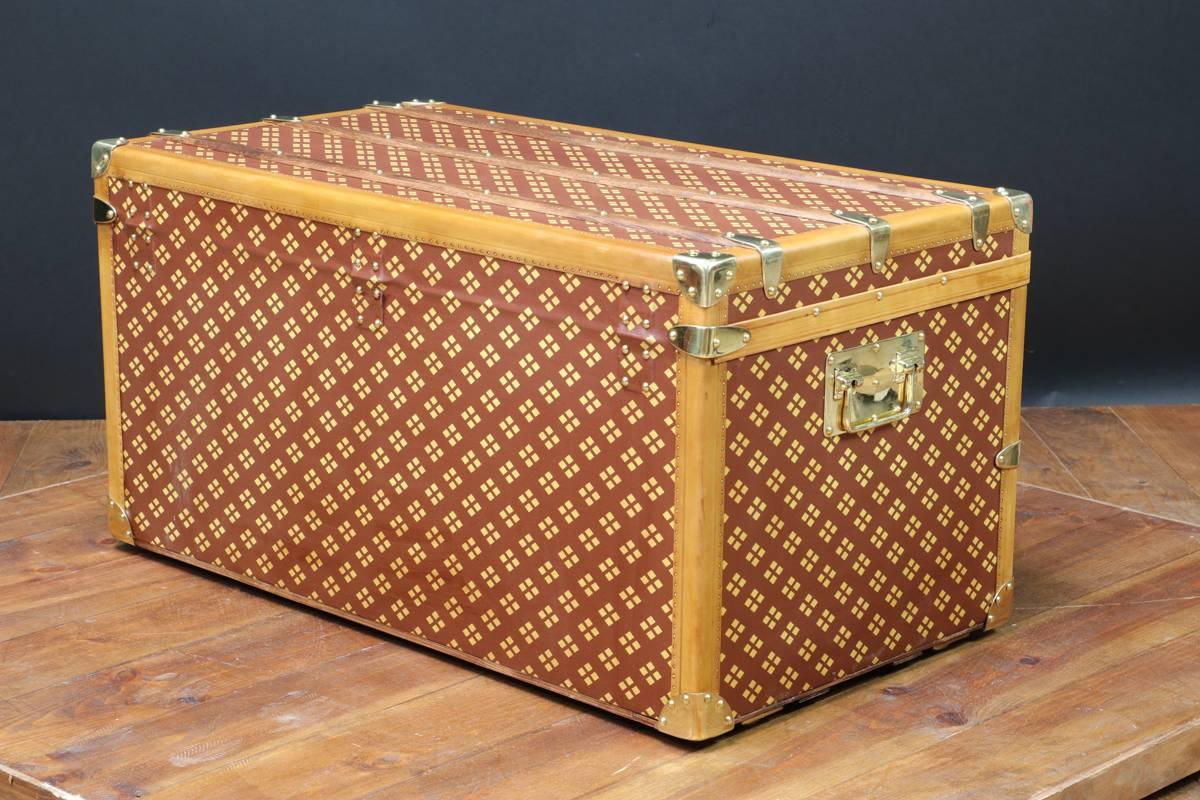 Early 20th Century Steamer Trunk Monogram from 