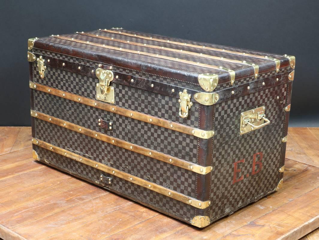 French 1910s Louis Vuitton Steamer Trunk, First Series