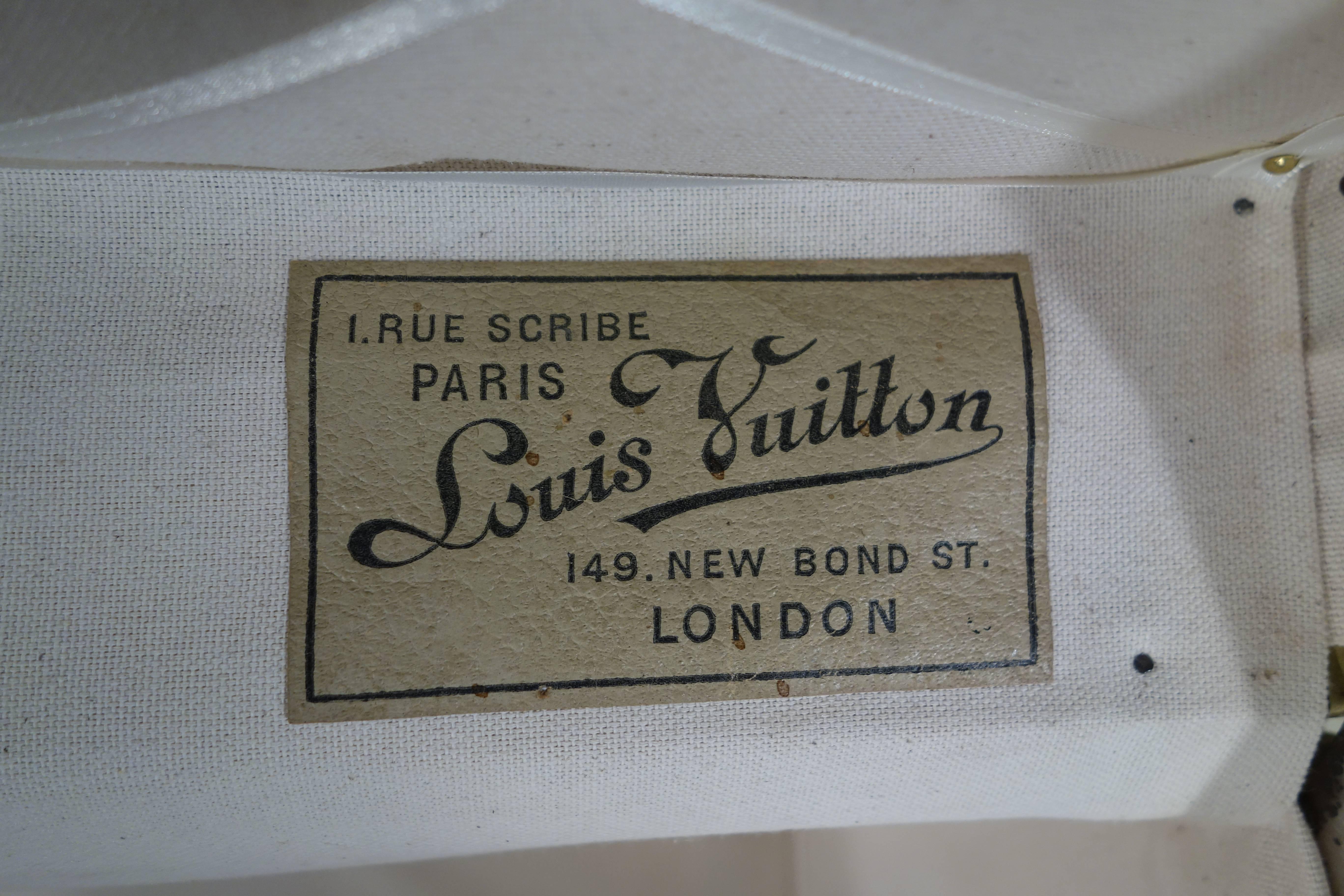 1890s Brass  Louis Vuitton Trunk For Sale 1