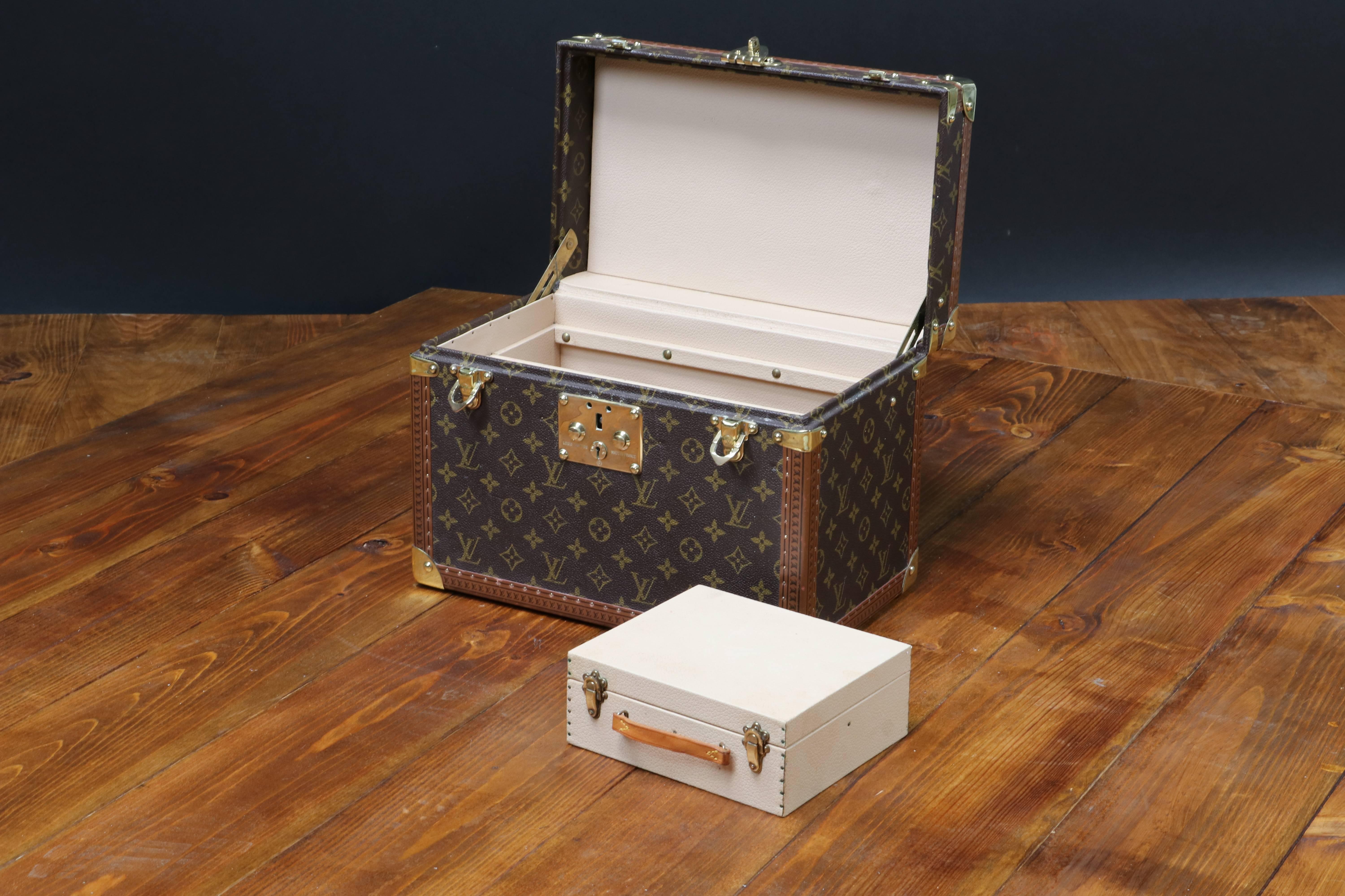 1980s Louis Vuitton Vanity Case In Excellent Condition In Haguenau, FR