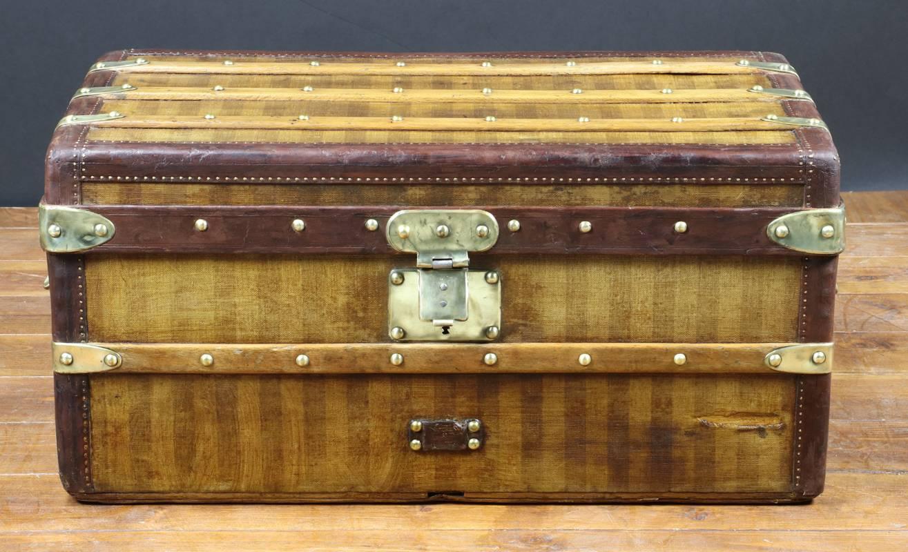 1870s Louis Vuitton Stripped Trunk 1