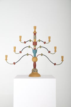 Hölzerner Kandelaber "Essungastaken" von John Svensson, Schweden.