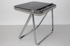 Scrivania vintage nera di metà secolo Platone Giancarlo Piretti, 1969, Italia