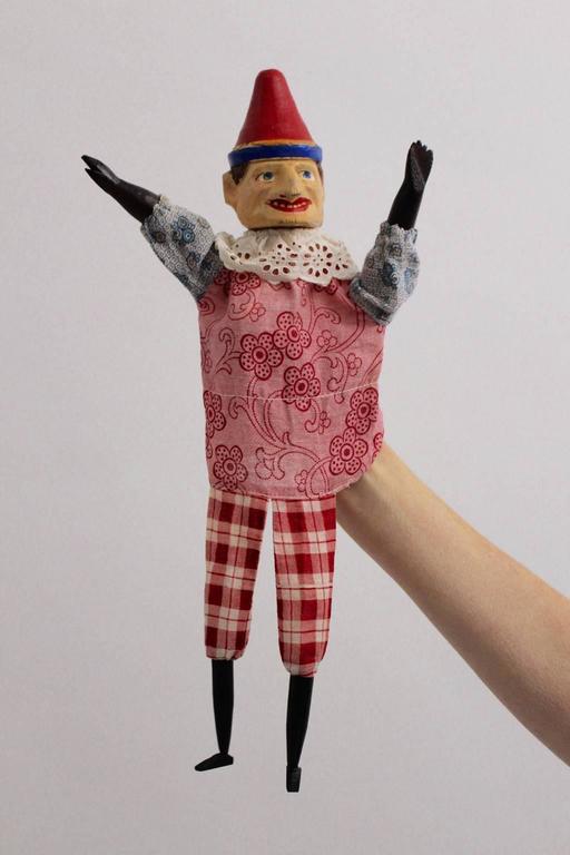 Art Deco Vintage Glove Puppetry, circa 1920 For Sale 1