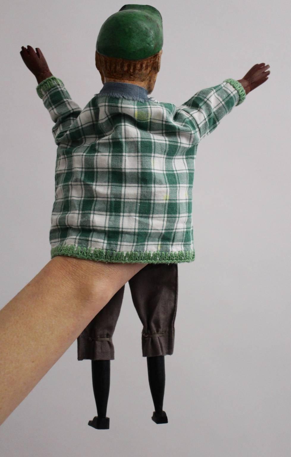 Art Deco Vintage Glove Puppetry, circa 1920 For Sale 3