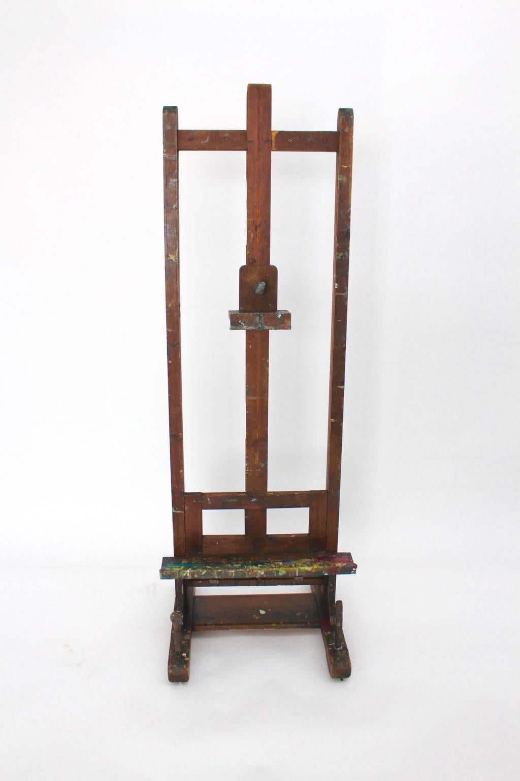 Early 20th Century French Art Deco Artist Easel, circa 1920