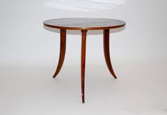 Art Deco Josef Frank Walnut Wood Vintage Coffee Table Vienna circa 1926