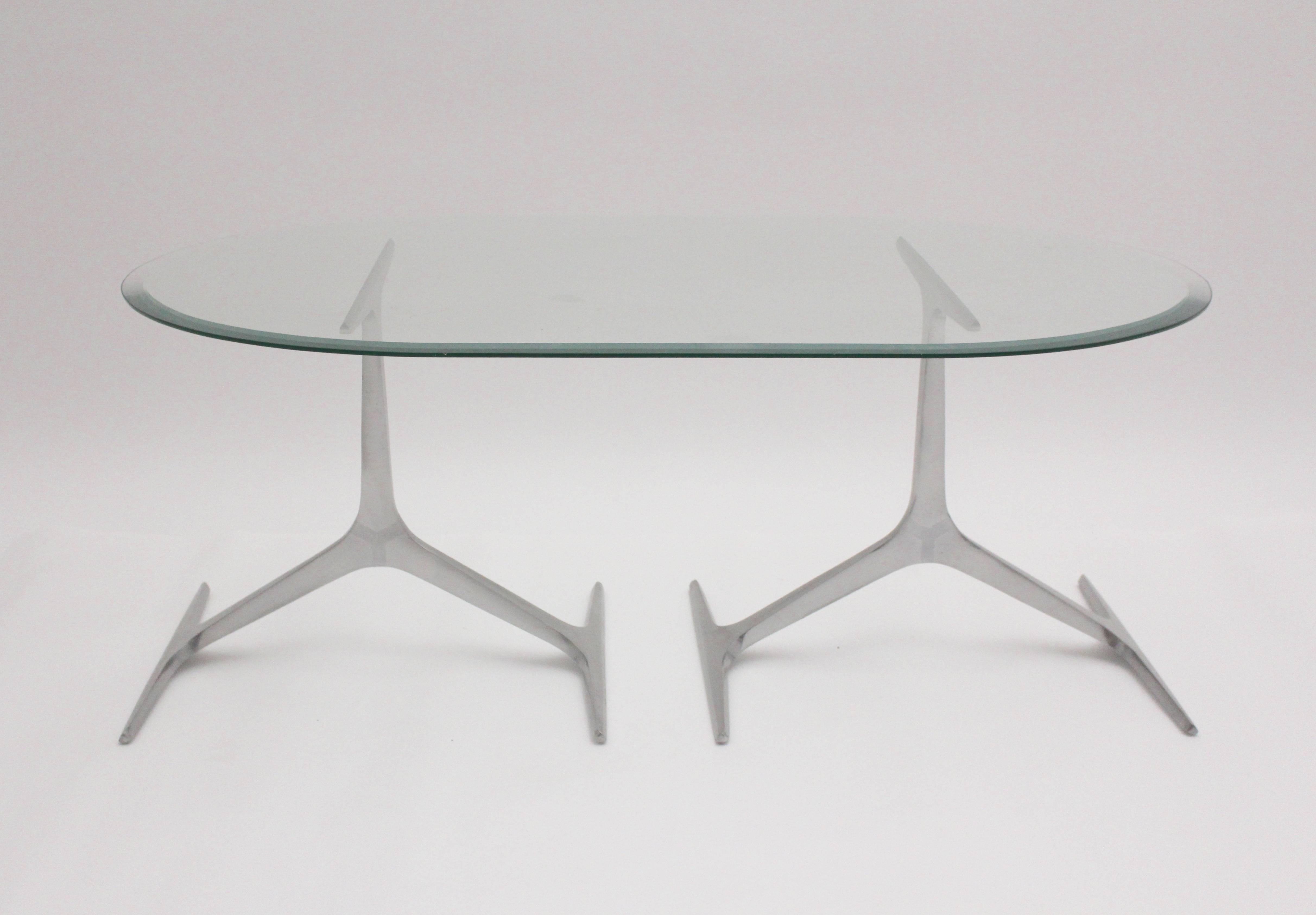Mid-Century Modern Table basse sculpturale moderne du milieu du siècle dernier Knut Hesterberg, années 1960 en vente