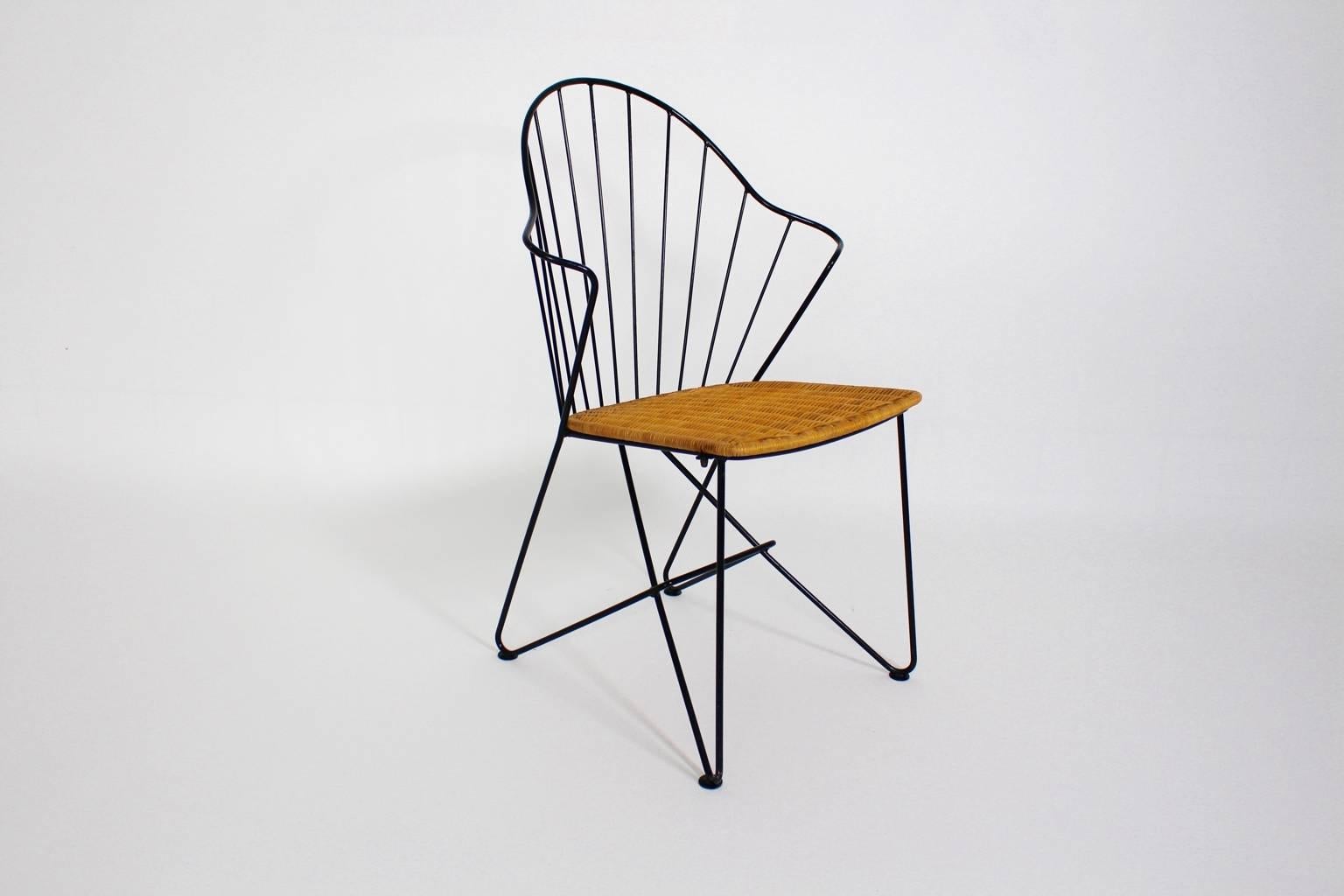 Mid-Century Modern Viennese Astoria Side Chair by V. Moedlhammer for Sonett, circa 1955