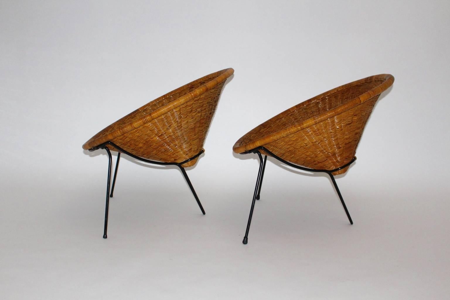 1950's rattan furniture