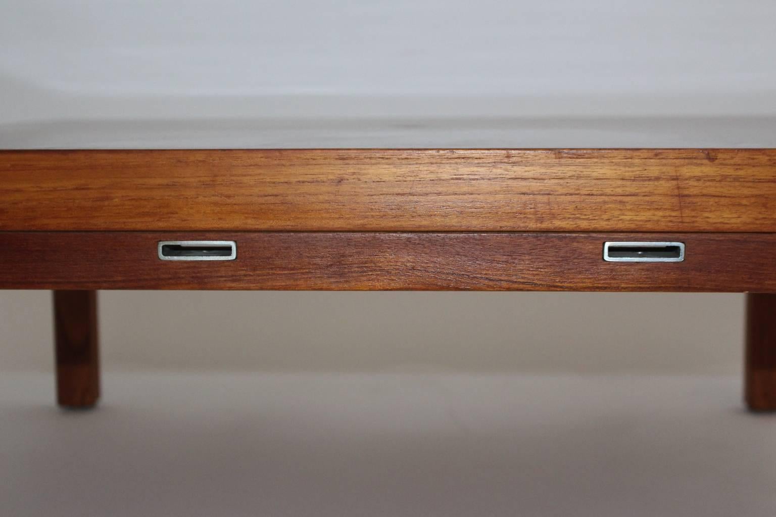 Table Basse en Bois Vintage Moderne Milieu de Siècle Table Canapé Johannes Spalt Vienna en vente 1