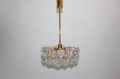 Lampadario d'epoca placcato in oro di Kinkeldey, Germania, 1970 ca.