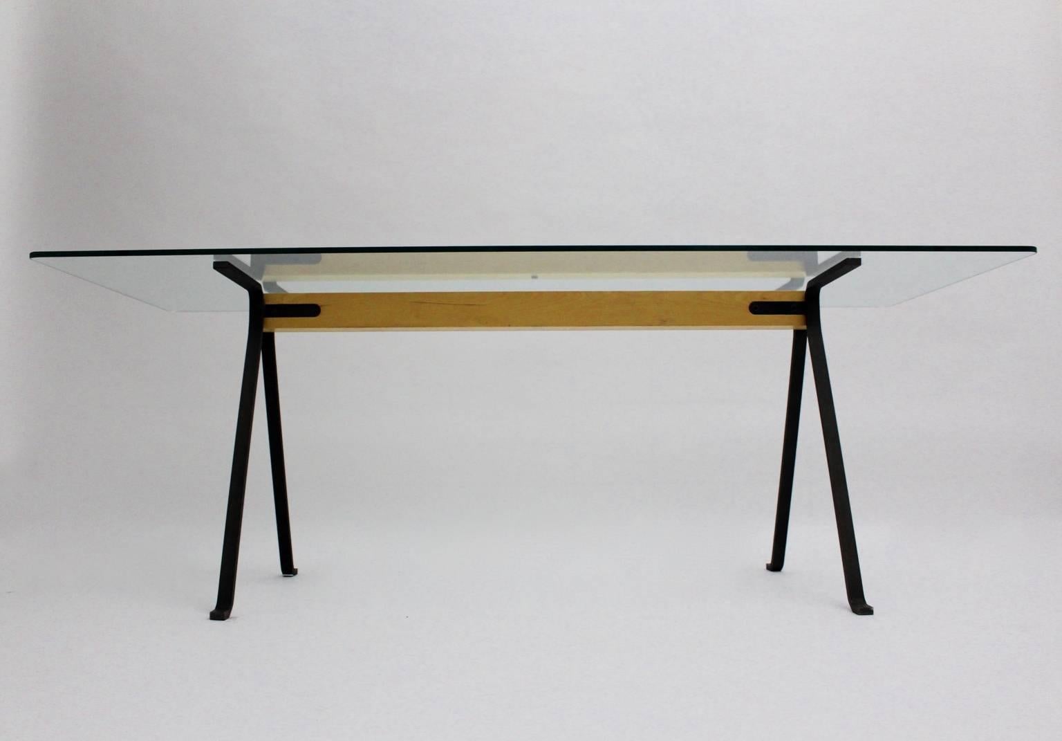 Mid-Century Modern Dining Table Model Frate by Enzo Mari, 1973, Italy, Driade