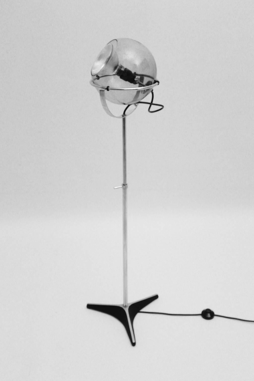 Mid-Century Modern Lampadaire vintage de l'ère spatiale de Frank Lightelijn pour l'Atelier Raak, 1961 en vente