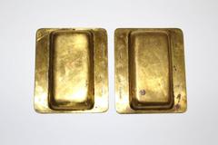 Mid-Century Modern Pair of Vintage Brass Bowls by Franz Hagenauer, 1950s, Vienna