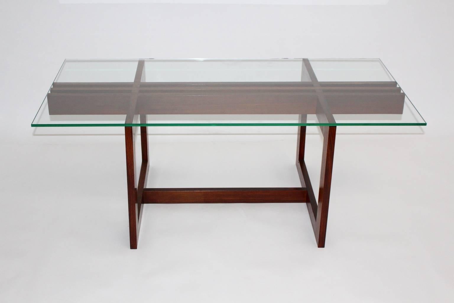 scandinavian glass coffee table