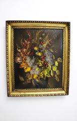 Quadro Art Déco Natura morta Bouquet di foglie d'autunno di Emil Fiala, Vienna, anni '30