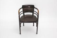 Jugendstil Vintage Buche Sessel Schreibtischstuhl Josef Olbrich Thonet Wien um 1902