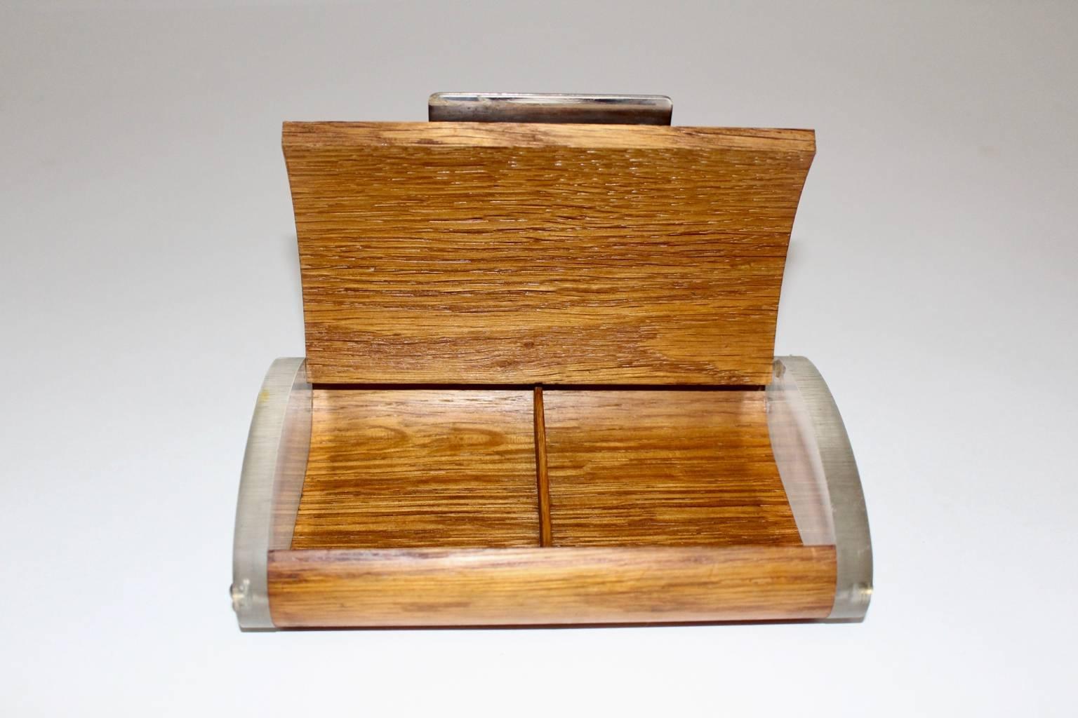 oak storage boxes