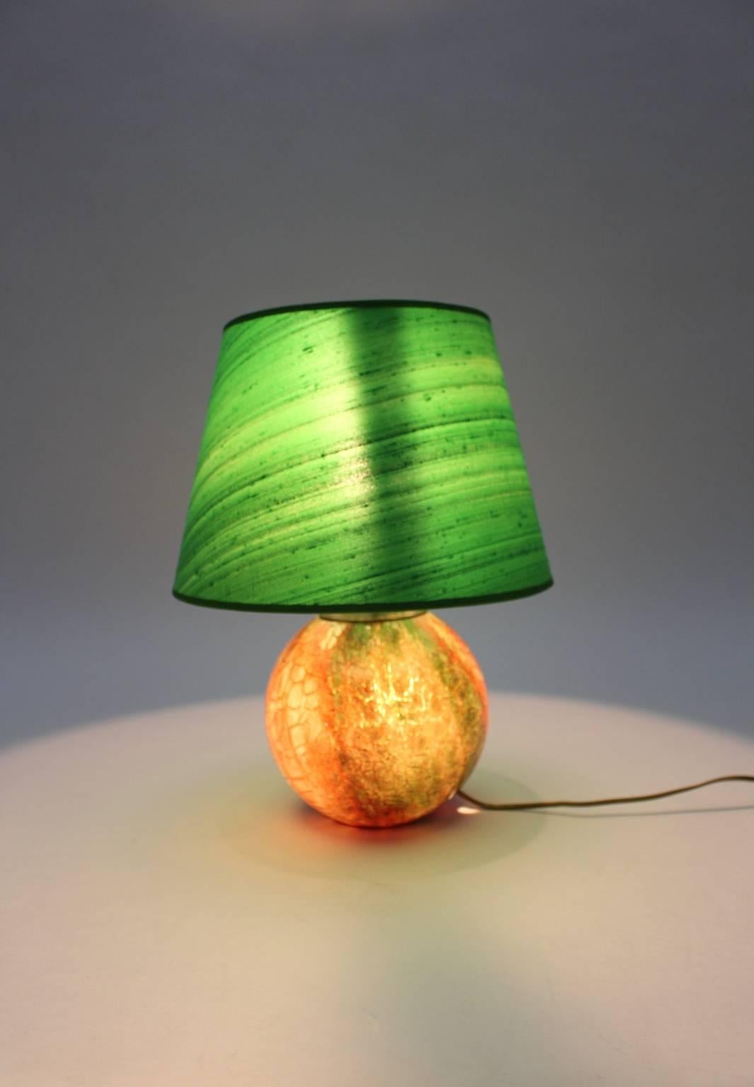 vintage glass ball lamp