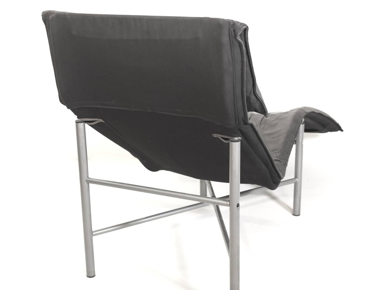 Grey Chaise Longue by Tord Bjorklund, 1970, Sweden In Good Condition In Vienna, AT