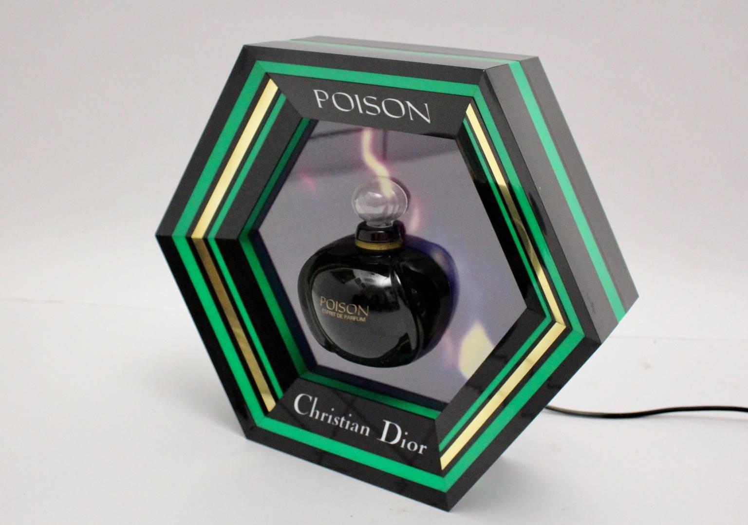 Multicolored Billboard Light for Poison Parfum by Christian Dior, 1985 1