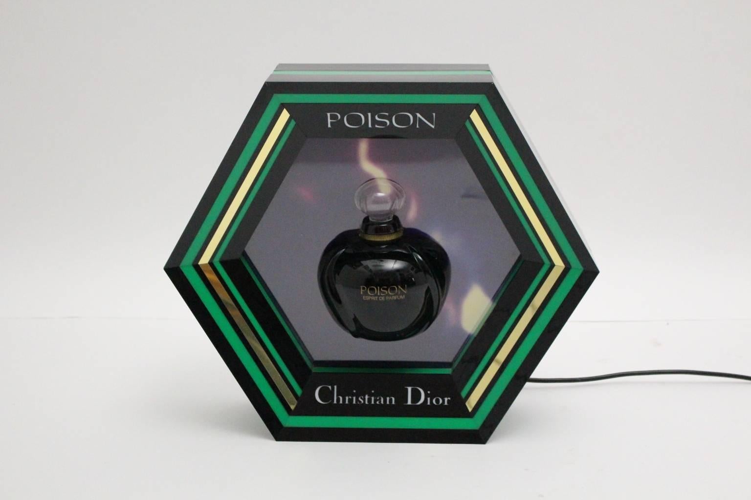 Multicolored Billboard Light for Poison Parfum by Christian Dior, 1985 2