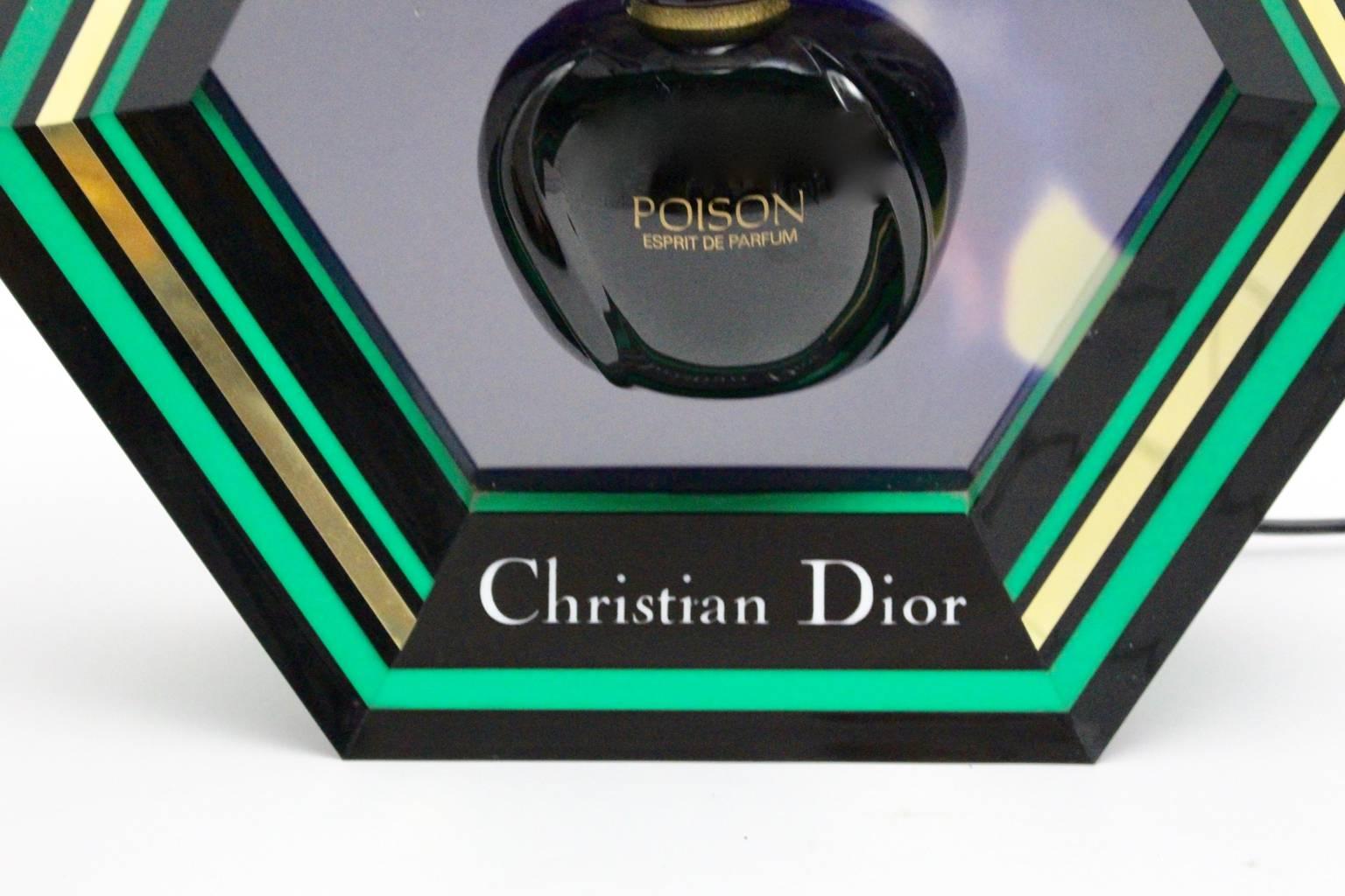 Multicolored Billboard Light for Poison Parfum by Christian Dior, 1985 3