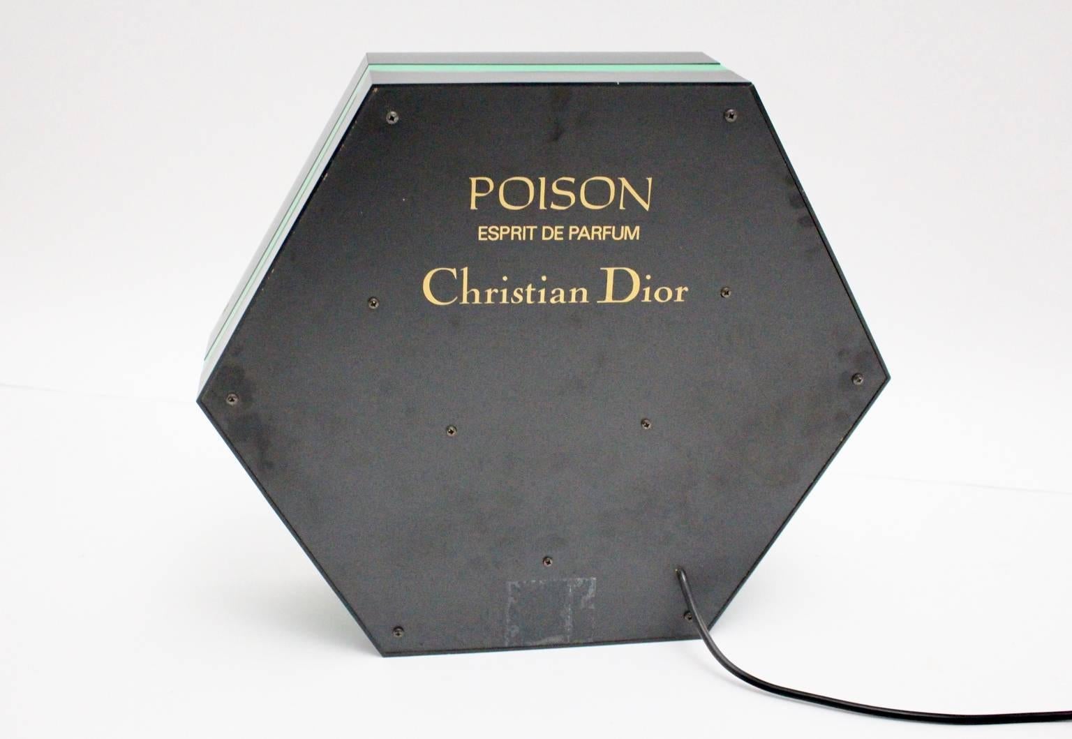 Multicolored Billboard Light for Poison Parfum by Christian Dior, 1985 5