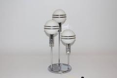 Art Deco Vintage Chrom Glass Table Lamp 1920s