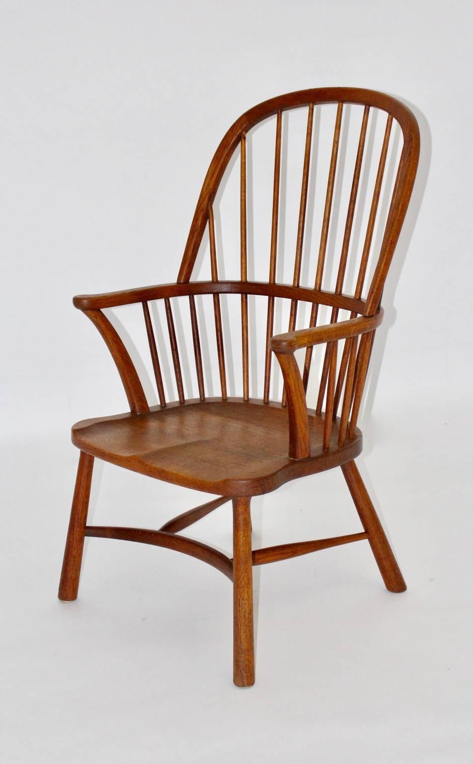 Windsor-Stuhl aus der Art-Déco-Ära von Walter Sobotka, Kreis Josef Frank, Wien, 1932 (Art déco) im Angebot
