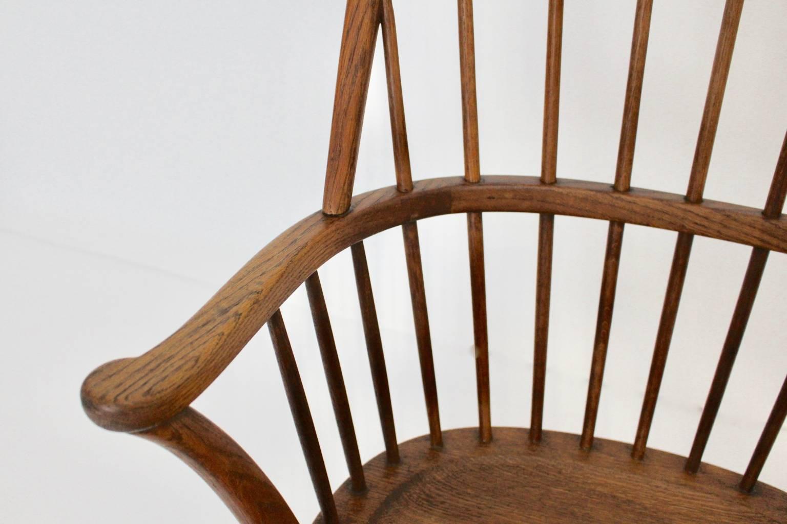 Art Deco Era Windsor Chair by Walter Sobotka Circle of Josef Frank, Vienna, 1932 For Sale 1