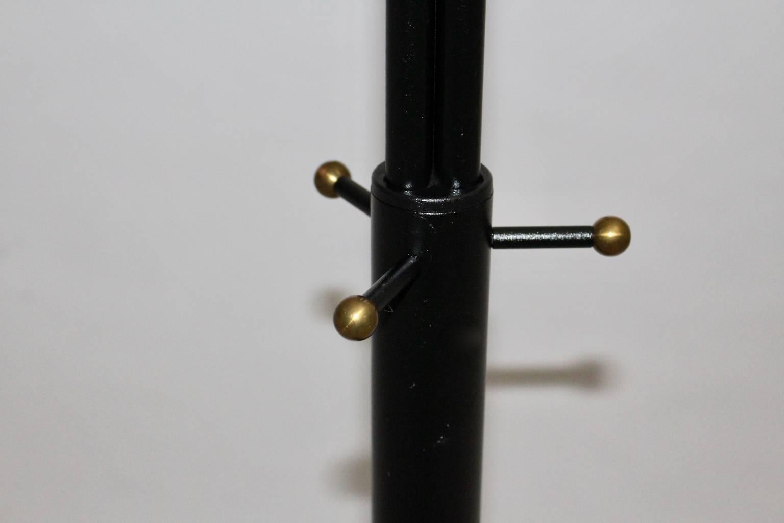 Metal Black Modernist Coat Rack by Markus Börgens, Germany, 1980s
